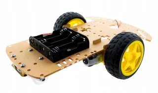 IMZ STEM Lab: Podwozie robota 2WD z enkoderami, silniki TT, koła 65 mm, koszyk 4xAA