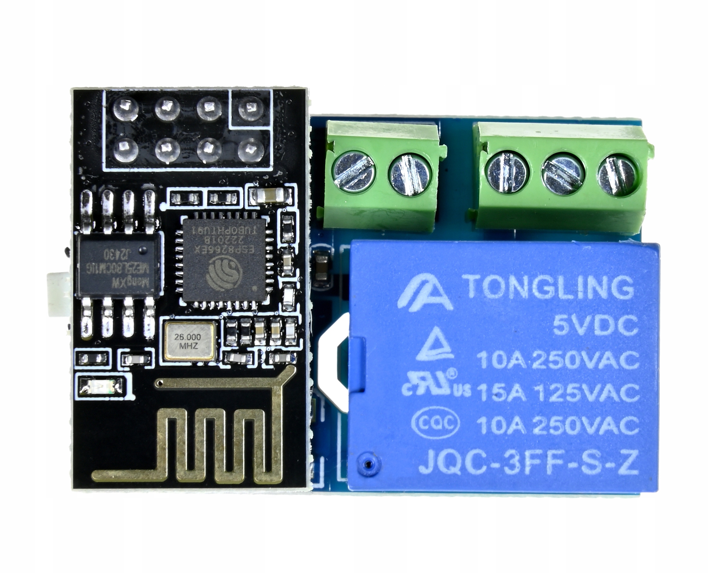 IMZ Moduł przekaźnika WiFi ESP8266 230V 10A ESP-01S — zdjęcie produktu
