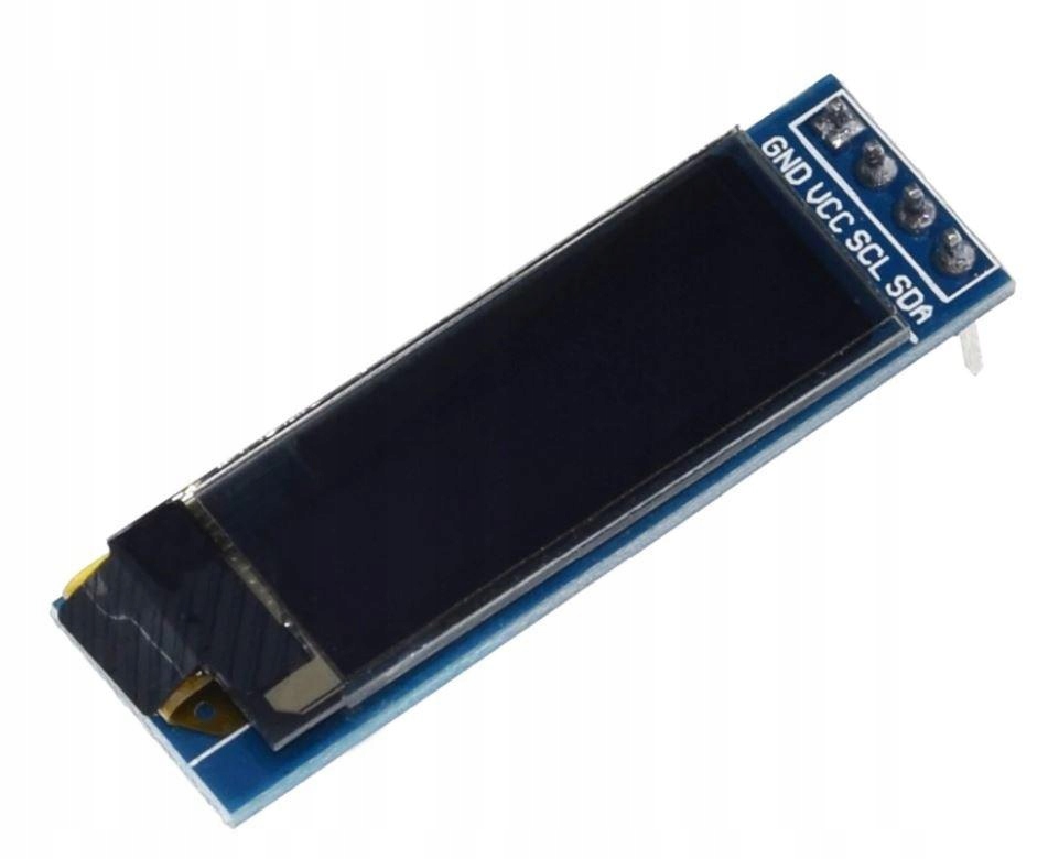 Wyświetlacz OLED 0,91 I2C 3-5V SSD1306 Biały — zdjęcie produktu